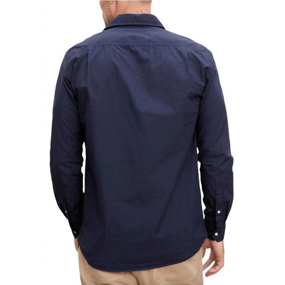 NEW VELVET BY GRAHAM & SPENCER long sleeved brooks shirt in navy blue - Picture 3 of 3